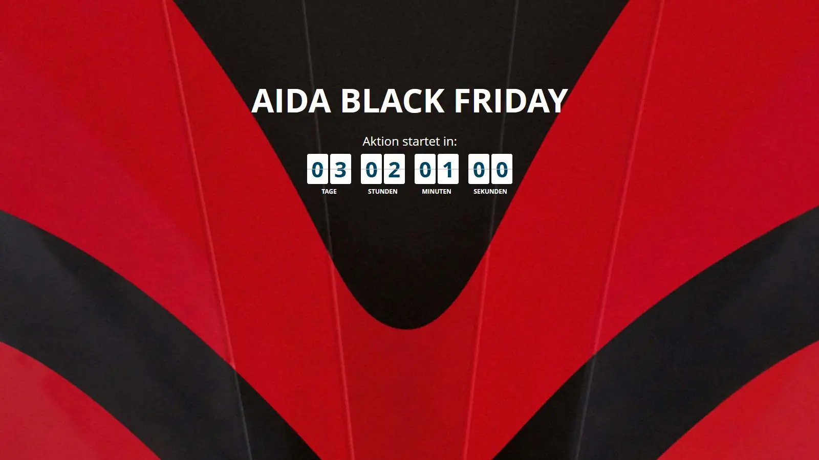 AIDA Black Friday Sale 2023 - günstige Kreuzfahrten buchen