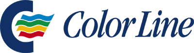 Das Logo der Reederei Color Line