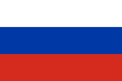 Die Nationalflagge von Russland